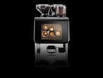 Kaffeemaschine "Ultima Duo 2" von Kaffee Partner auf schwarzem Hintergrund