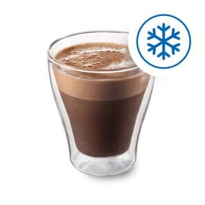 Iced Kakaotraum in doppelwandigem Glas