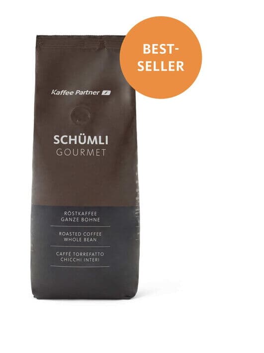 Kaffeebeutel vom Schümli Gourmet auf weißem Hintegrund