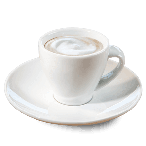 Espresso Macchiato in einer weißen Kaffee Partner Tasse