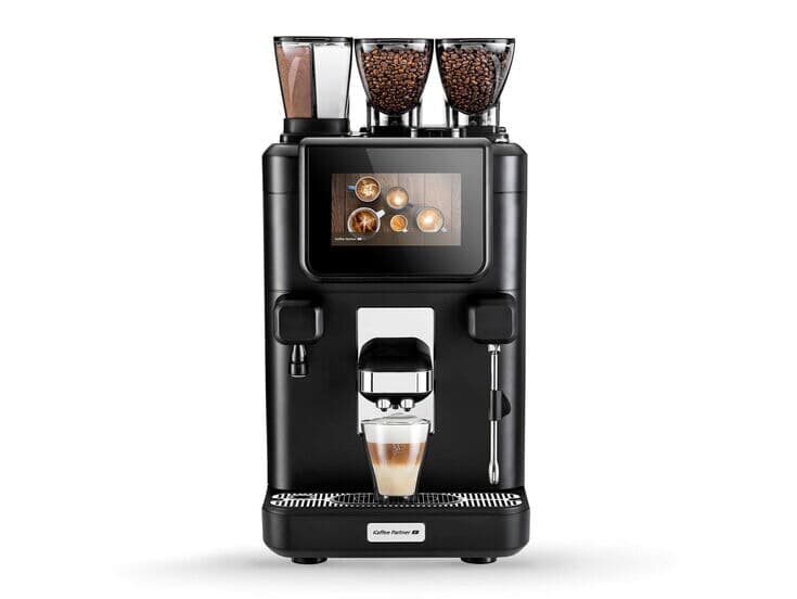 Kaffeemaschine "Barista Ultima" von Kaffee Partner auf weißem Hintergrund