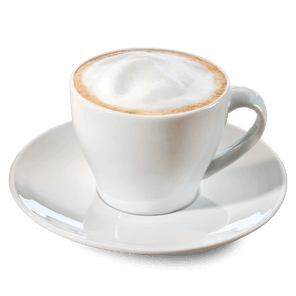 Cafe Snow in einer weißen Tasse